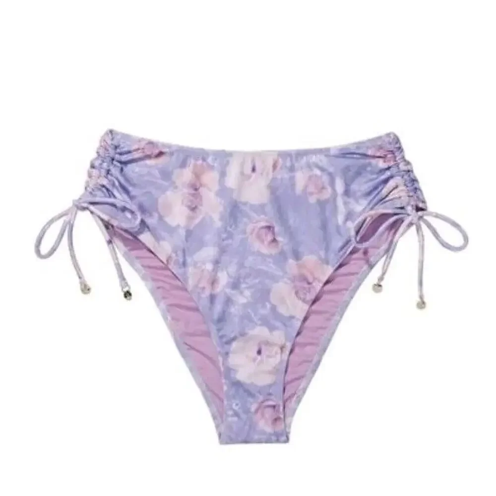 Victoria's Secret Ruched Wicked Swim Top & High Waist Cheeky Bikini Bottom Set